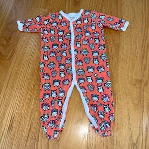 Roberta roller rabbit size 3 to 6 months Owlighans footed sleeper soccer balls